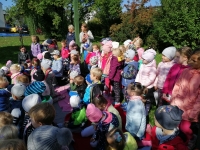 Wizyta policjantów w przedszkolu